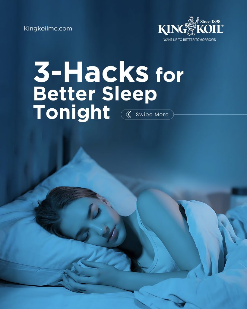 3 Hacks for Better Sleep Tonight